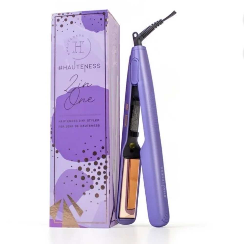 Hauteness 2inONE Rose Gold Titanium Straightener MSRP $190